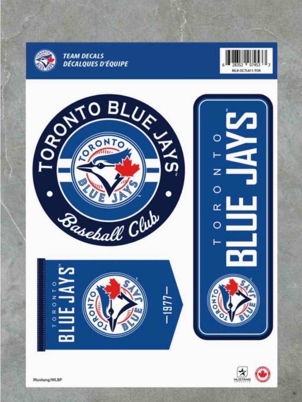 $10 Add-on 🆕 Toronto Blue Jays Team Decal Sheet
